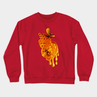 honey and bees Crewneck Sweatshirt